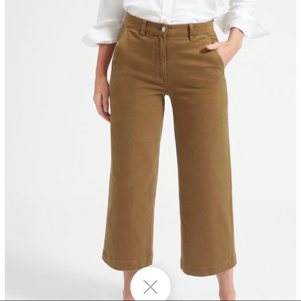 Everlane wise leg cropped pants